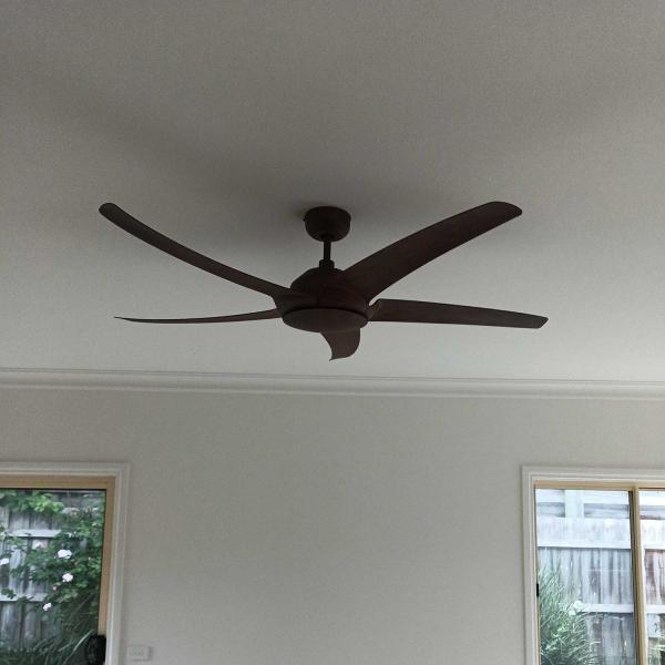 Fan installed by Ocean Grove electrician Sean O'Conner